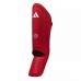 Защита голени и стопы с лицензией Wako Semi Contact | красная | ADIDAS WAKOGSS11