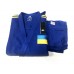 Кимоно для дзюдо Champion II с лицензией IJF | синий/желтые полосы | ADIDAS J-IJFB-SMU